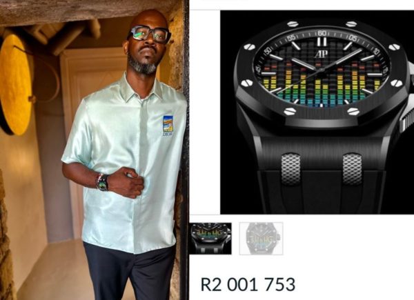 Black Coffee flaunts his R2 million wristwatch (Photos)