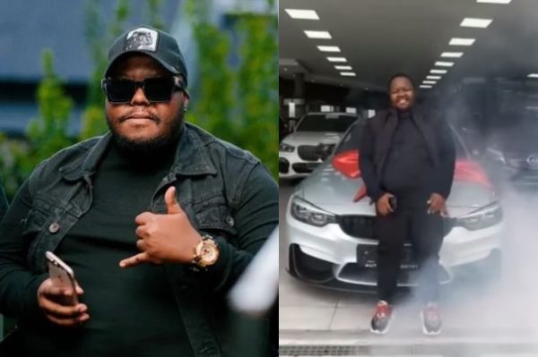 Heavy K shows off his new BMW car (Video)