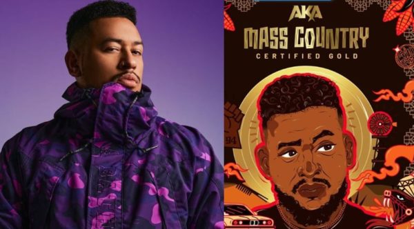 AKA’s “Mass Country” album certified Gold