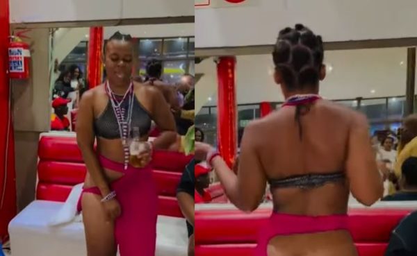 “Do you have family?” Zodwa Wabantu exposes her pantless derriere