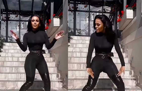 Kefilwe Mabote serves hot dance moves ahead of her 34th birthday (Video)