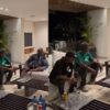 Black Coffee hosts Kabza De Small and Oskido in his house (Video)