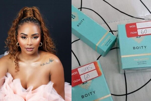 From R595 to R60: Boity blamed for the fall of her perfume business