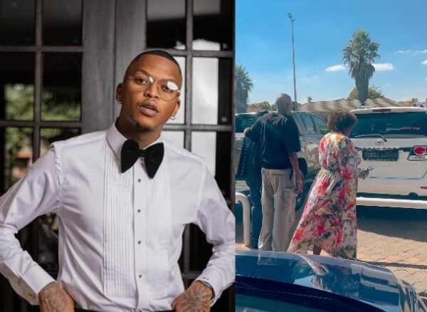 Oscar Mbo buys his mother a new car (Video)